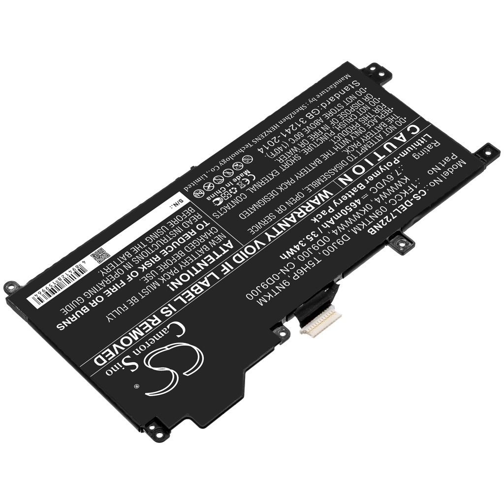 Notebook battery DELL CS-DEL722NB