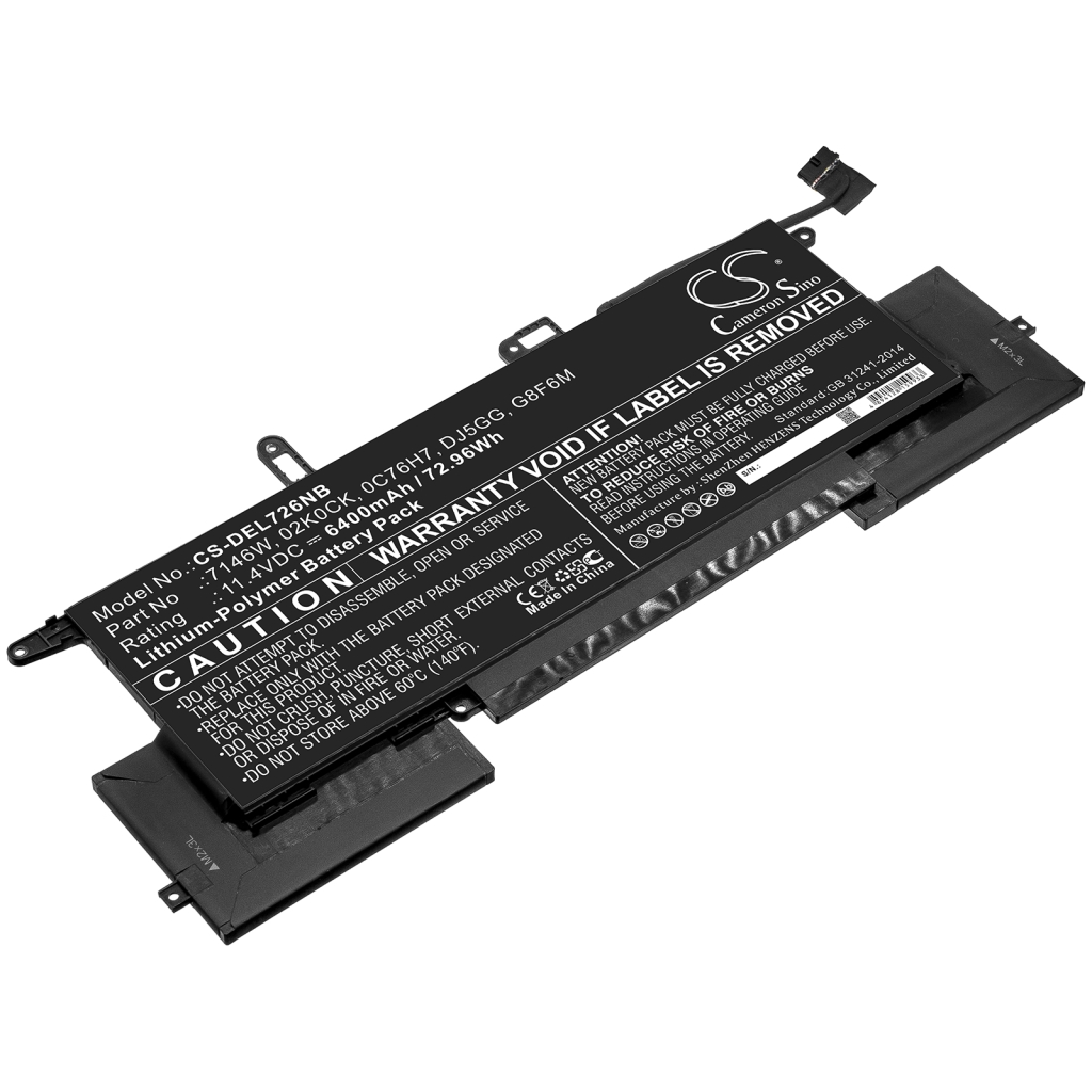 Notebook battery DELL CS-DEL726NB