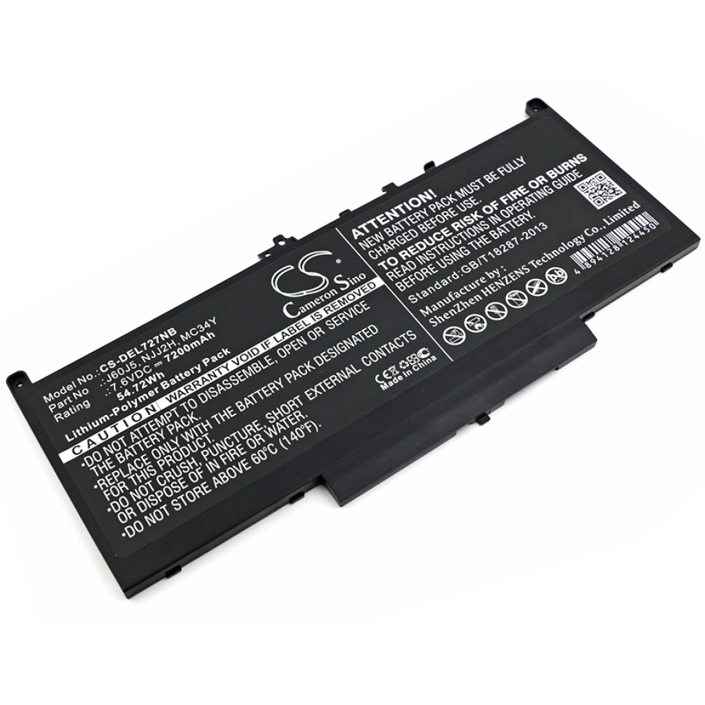 Notebook battery DELL Latitude 12 E7270