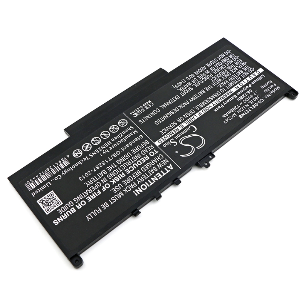 Compatible battery replacement for DELL  J60J5, 242WD, P26S, GG4FM, WYWJ2...