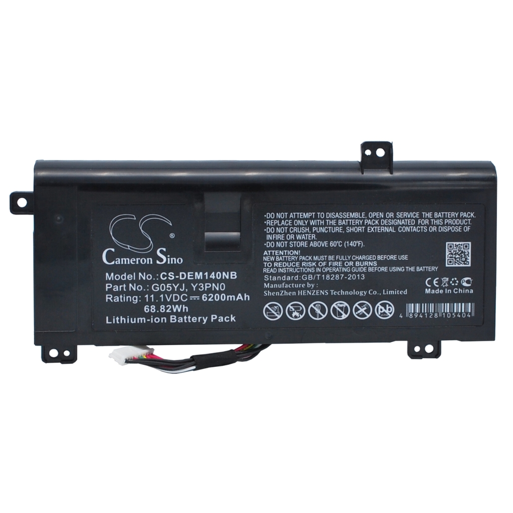 Notebook battery DELL CS-DEM140NB