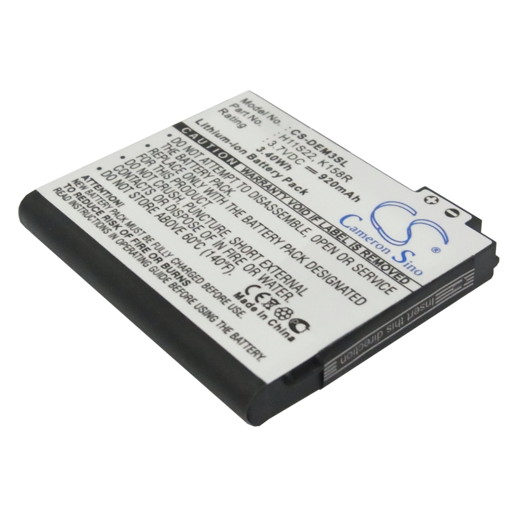 Compatible battery replacement for DELL  K158R, H11S22, H11B01B, D986R, OK158R