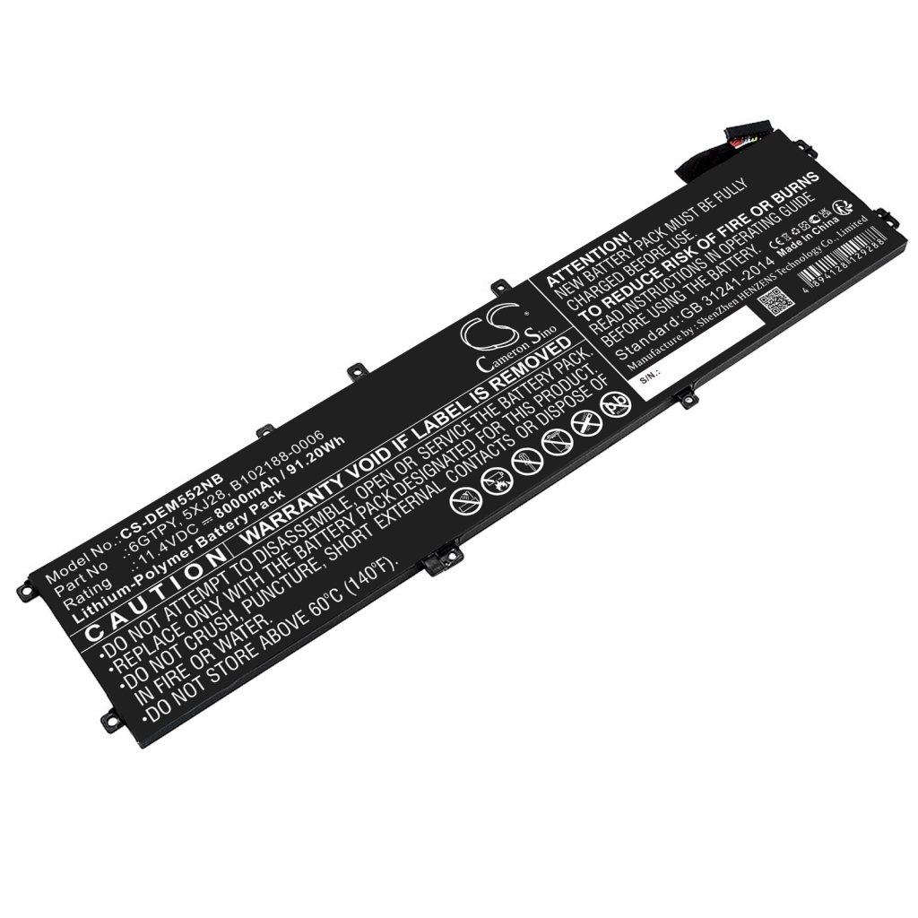 Notebook battery DELL XPS 15-9560-D1545