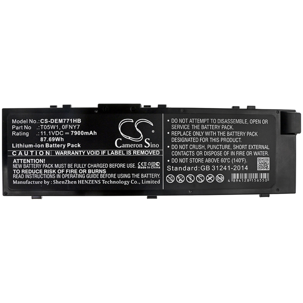 Notebook battery DELL Precision 7710