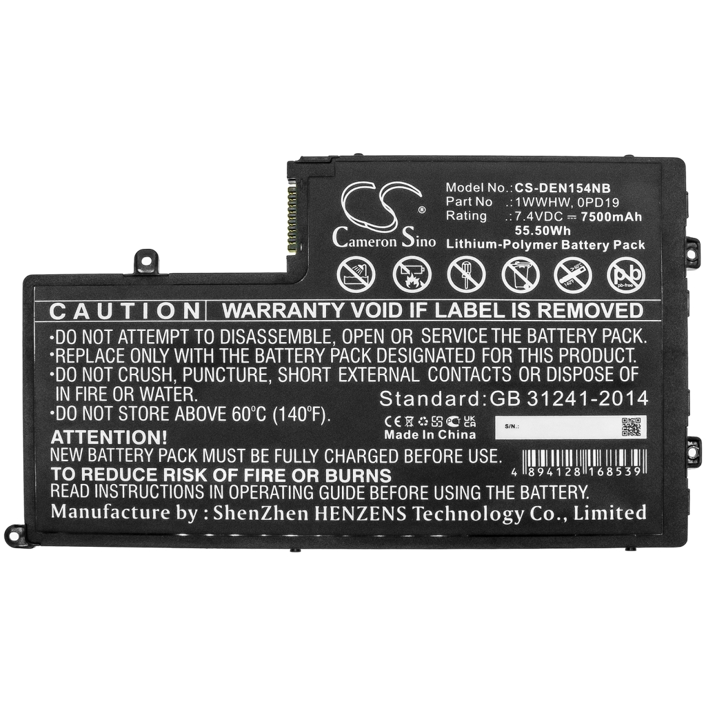 Notebook battery DELL Vostro 14-5480D-3528S