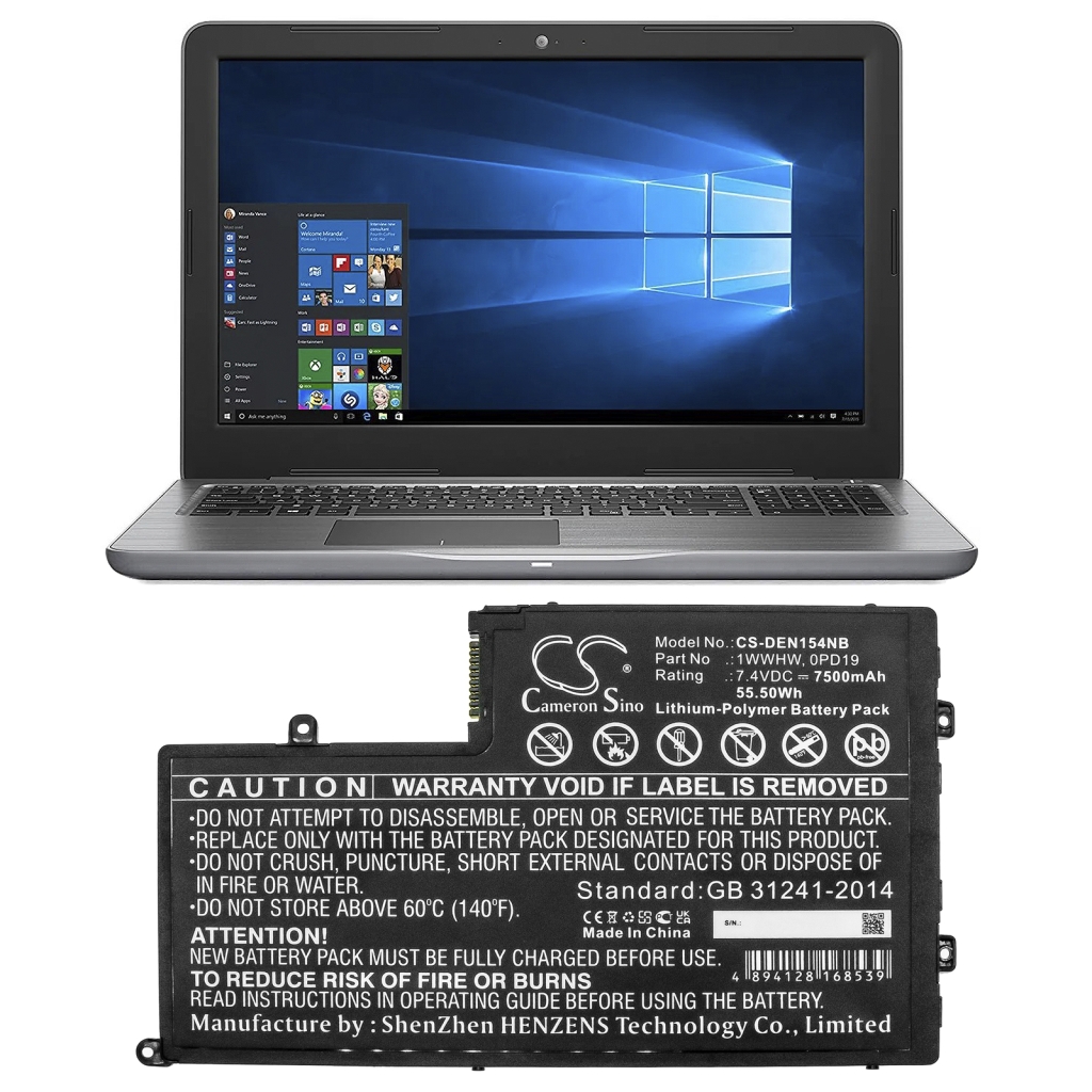 Notebook battery DELL INS15MD-4328S