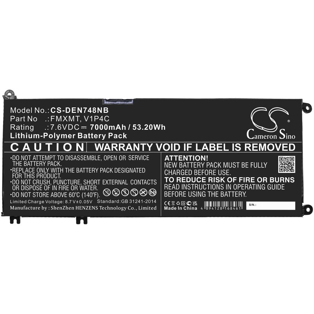 Notebook battery DELL CS-DEN748NB