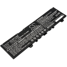 Compatible battery replacement for DELL  F62G0, P87G001, 39DY5, P83G001, 0RPJC3...