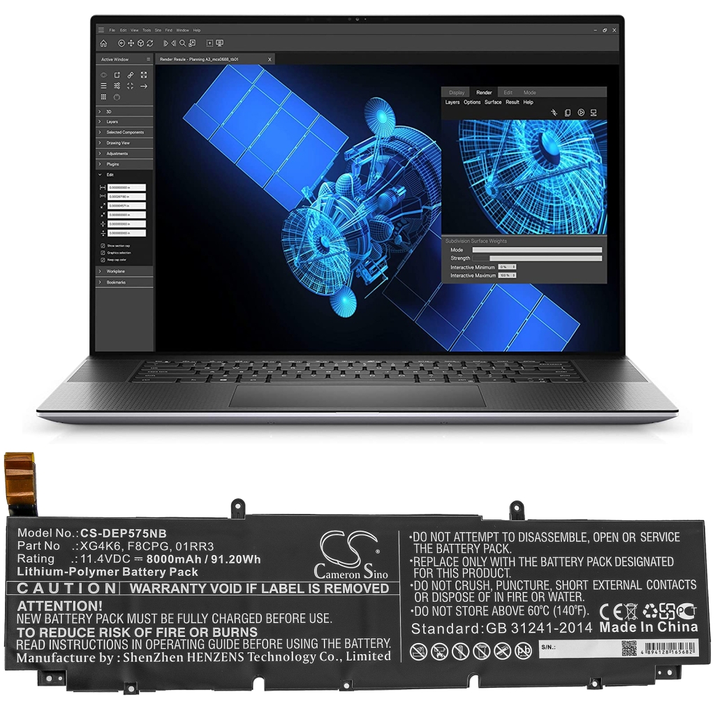 DELL XPS 17 9700 MXCWV