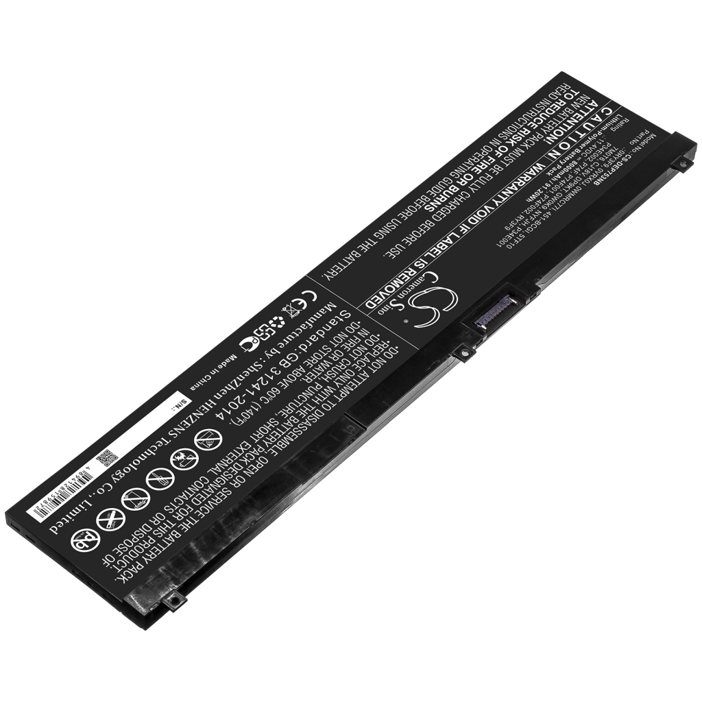 Notebook battery DELL CS-DEP753NB