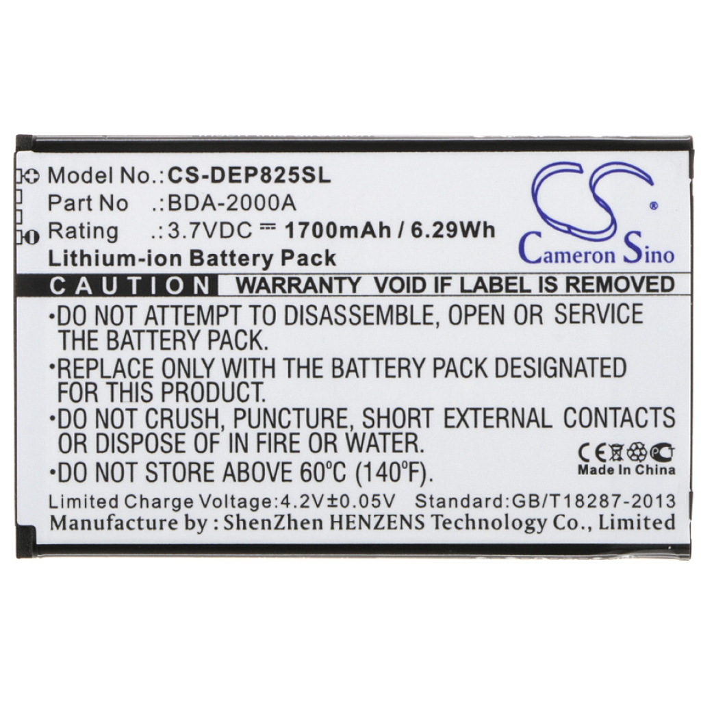 Mobile Phone Battery Doro CS-DEP825SL