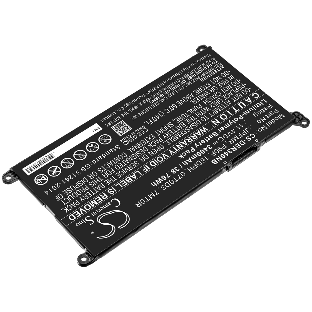 Notebook battery DELL Inspiron 14MF Pro-D1505TS