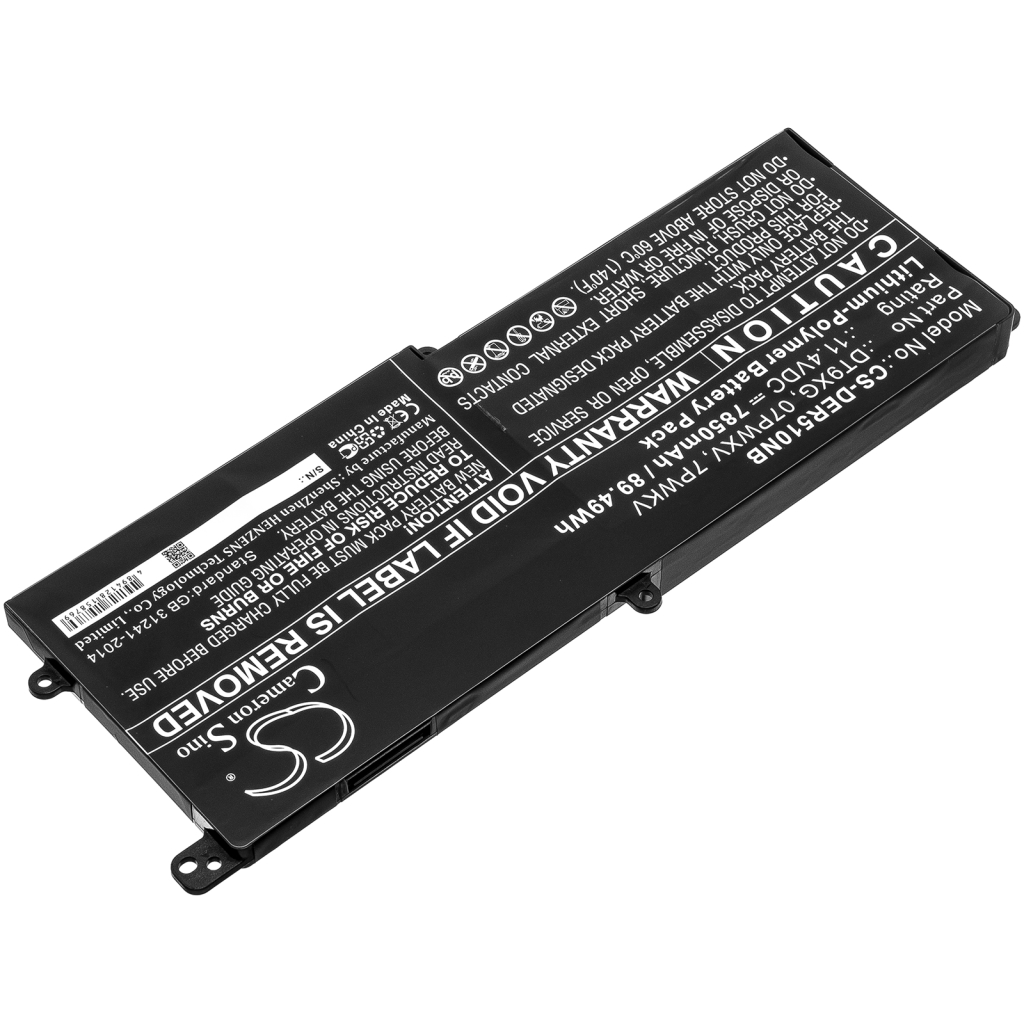 Notebook battery DELL CS-DER510NB