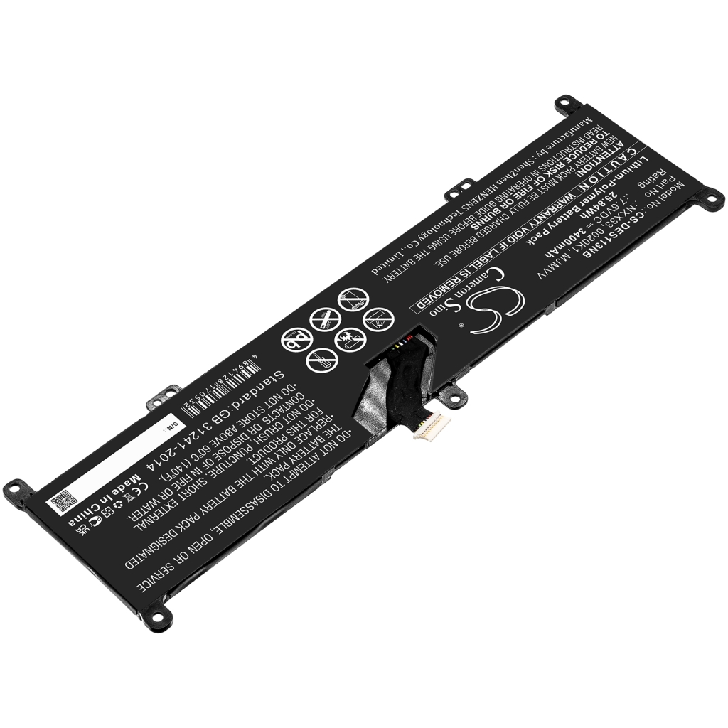 Notebook battery DELL CS-DES113NB