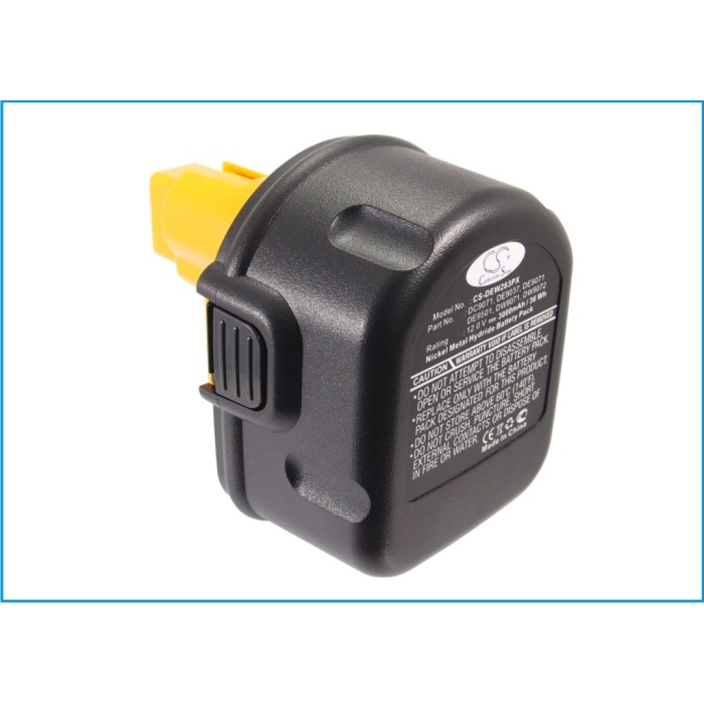 Compatible battery replacement for DeWalt  DW9098, DC9096, DE9503, DE9074, DW9096...