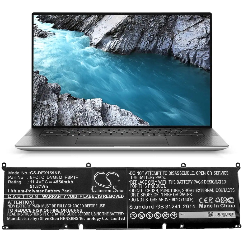 Notebook battery DELL CS-DEX159NB