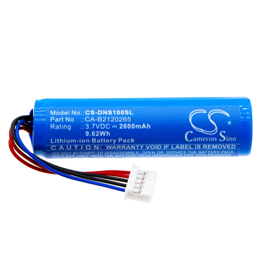 Compatible battery replacement for Denon  CABICR18650-260, CA-B2120265