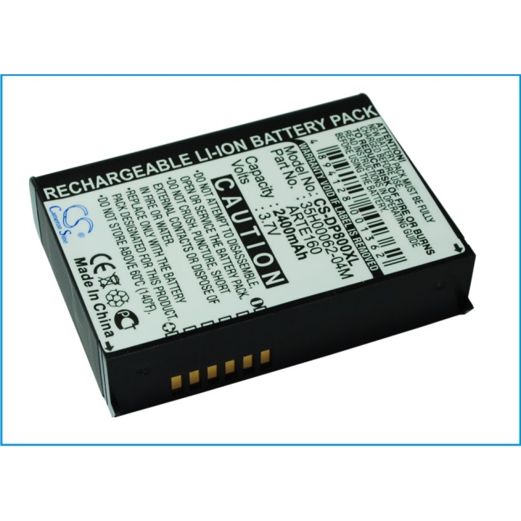 Compatible battery replacement for HTC  ARTE160, 35H00062-04M