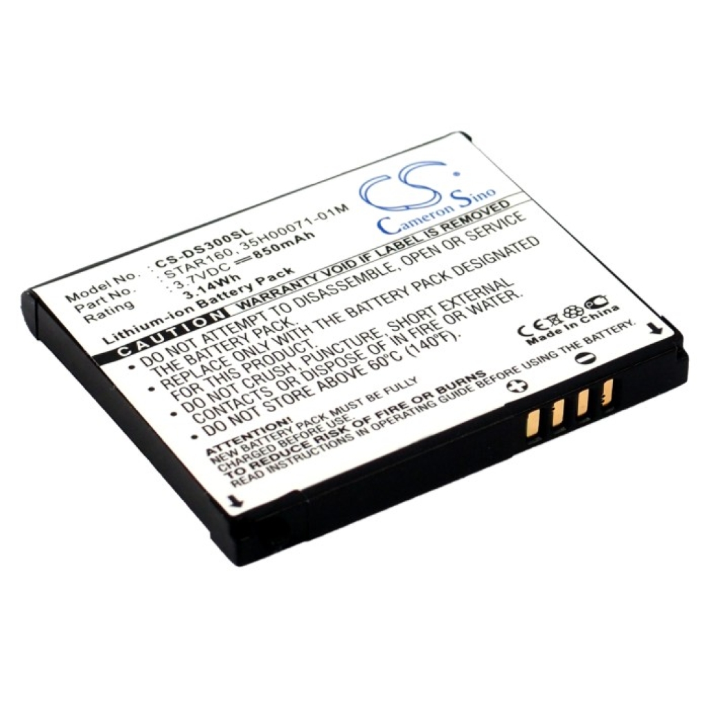 Compatible battery replacement for Qtek  STAR160