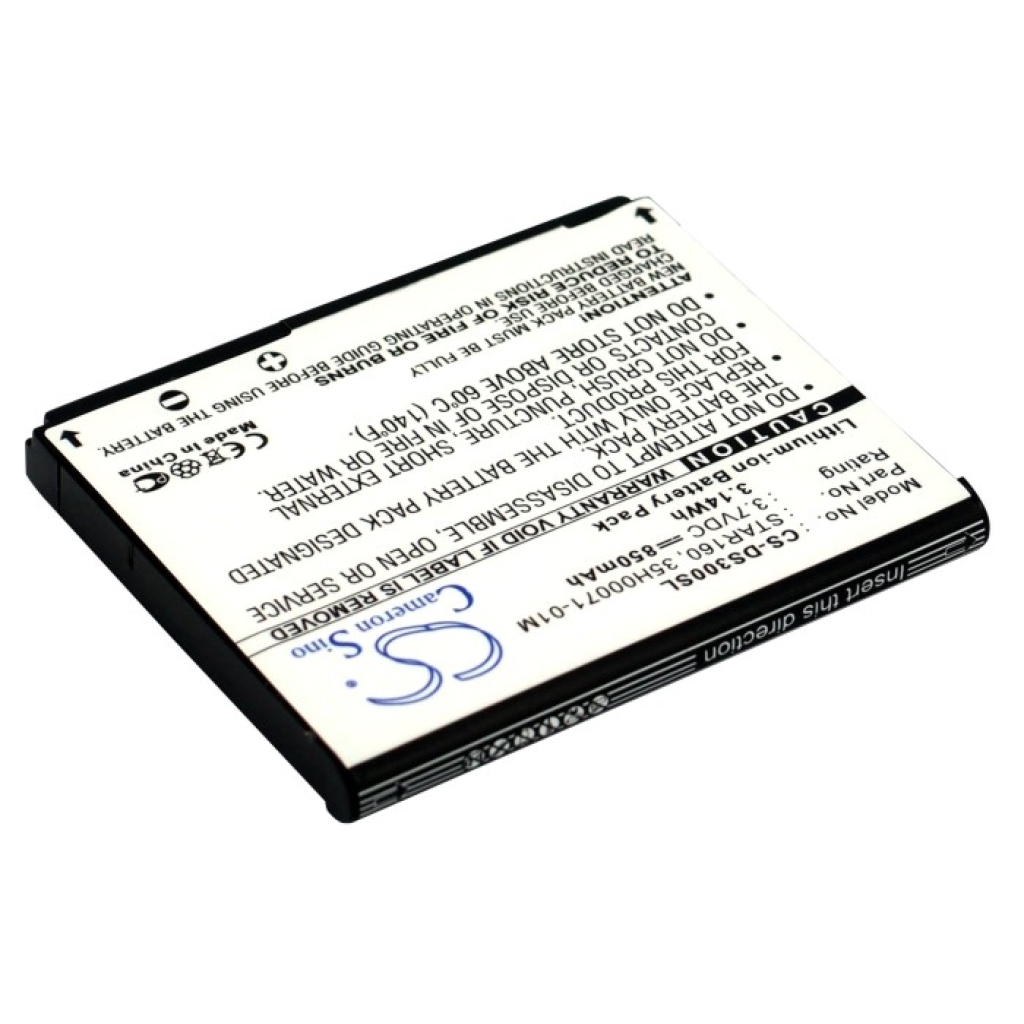 Compatible battery replacement for Qtek  STAR160