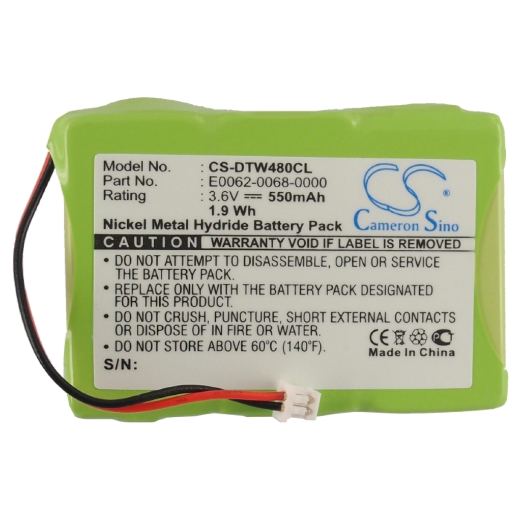 Compatible battery replacement for Aastra  23-0022-00, SN03043T-Ni-MH, E0062-0068-0000