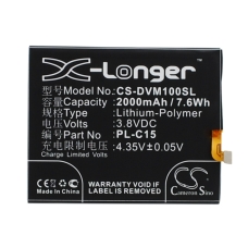 Compatible battery replacement for DOOV PL-C15