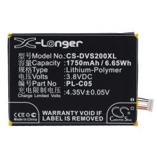 Compatible battery replacement for DOOV PL-C03,PL-C05