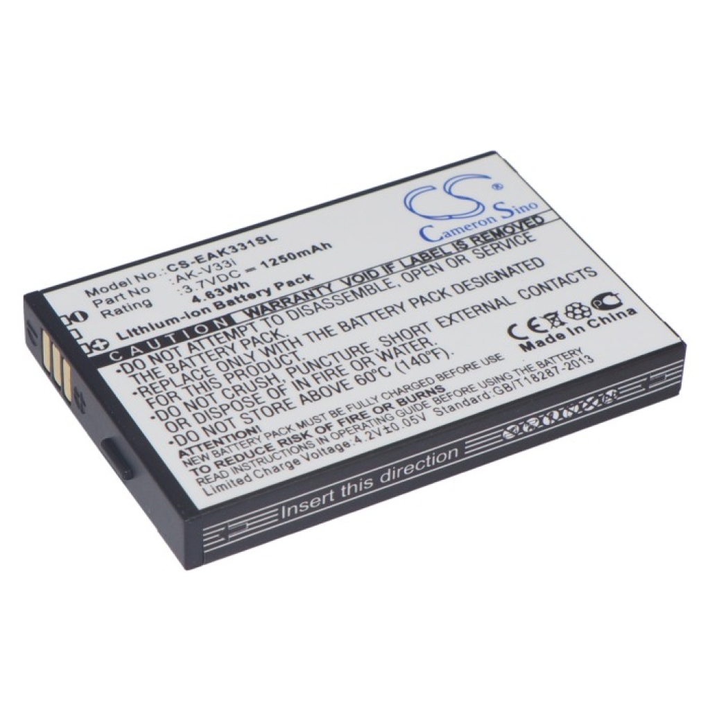 Battery Replaces AK-V33i (V1.0)