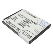 Compatible battery replacement for Emporia AK-V88,AK-V88(V1.0)