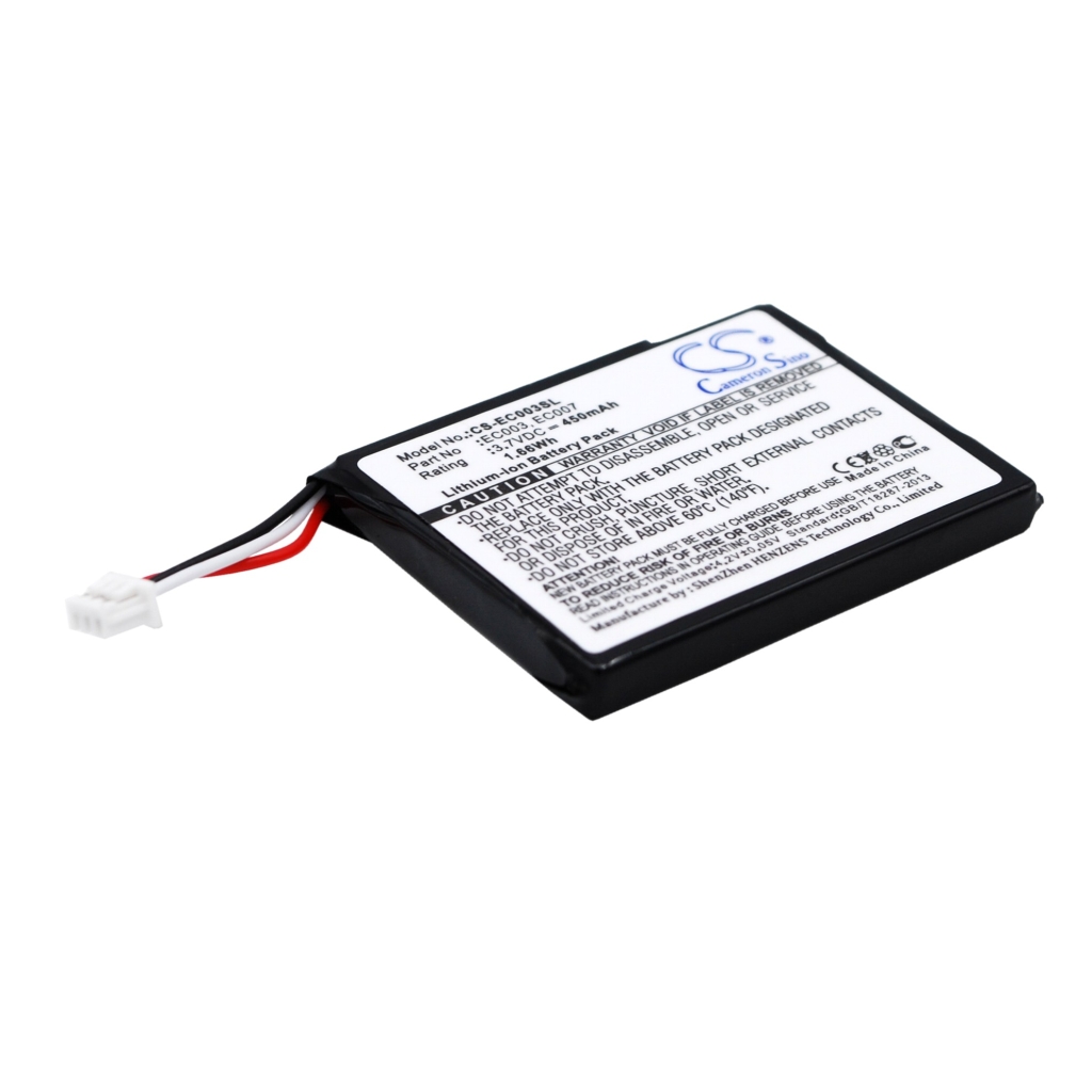 Compatible battery replacement for Apple  EC007, EC003