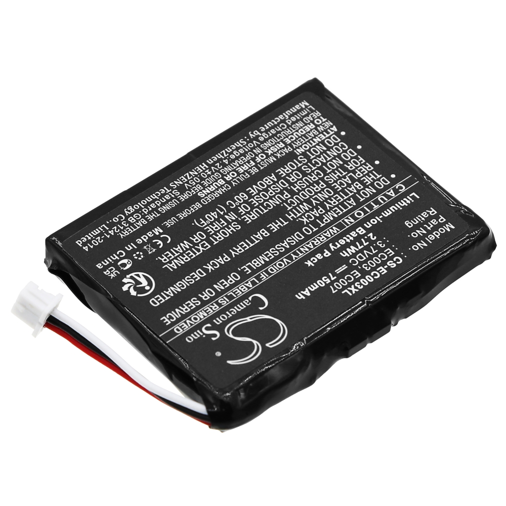 Compatible battery replacement for Apple  EC007, EC003