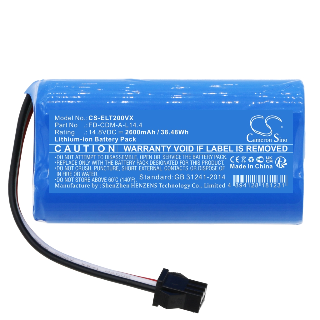 Compatible battery replacement for Elfbot  FD-CDM-A-L14.4