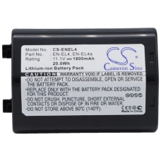 Compatible battery replacement for NIKON EN-EL4,EN-EL4A,EN-EL4E