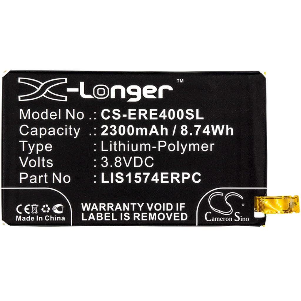 Compatible battery replacement for Sony Ericsson  1288-1798, LIS1574ERPC