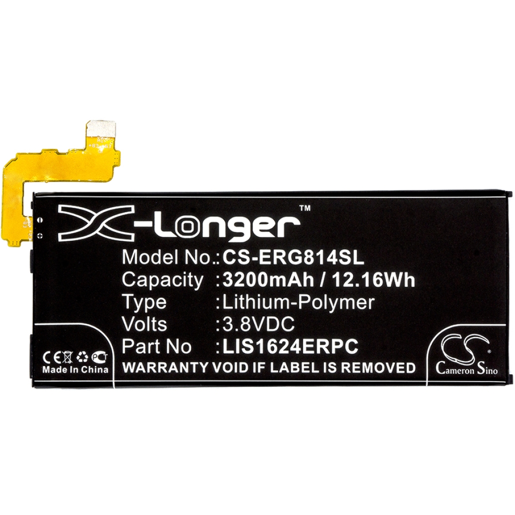 Compatible battery replacement for Sony  LIP1642ERPC