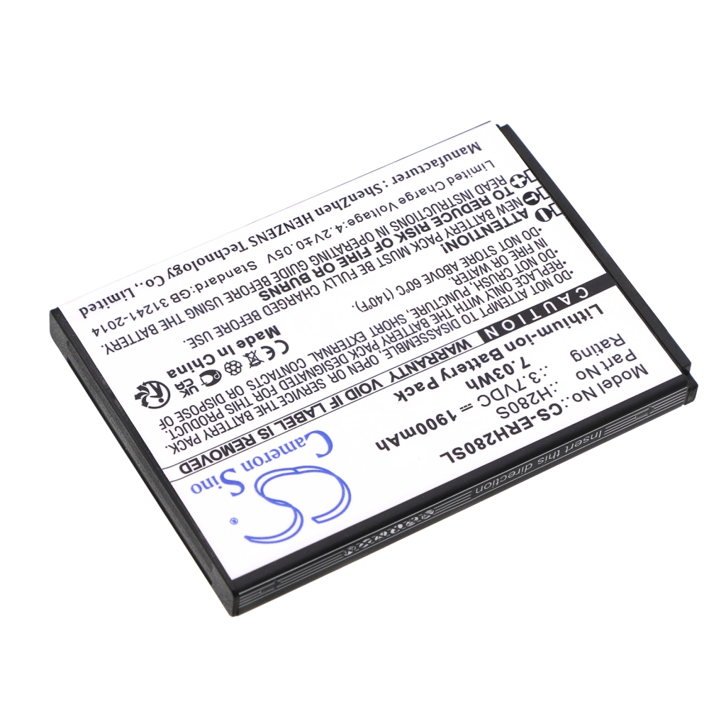 Compatible battery replacement for Energizer H280S