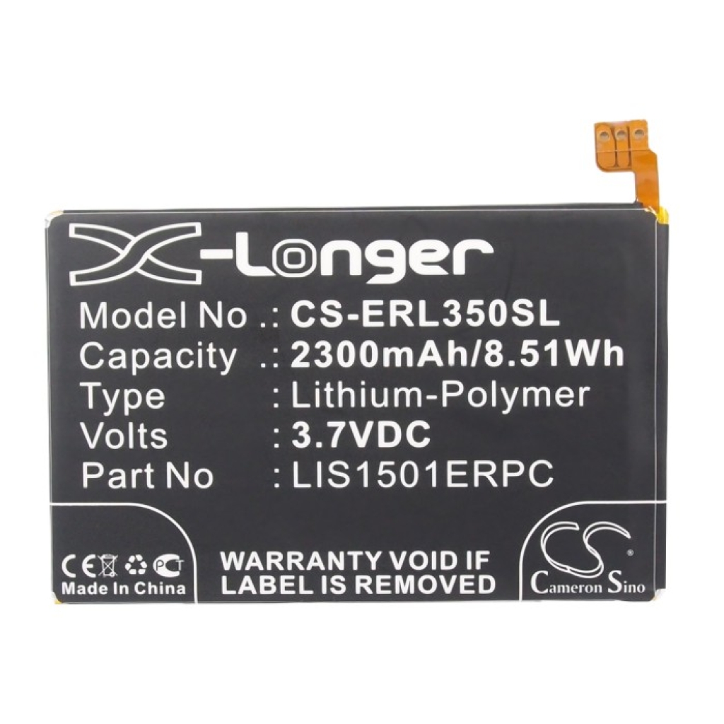 Compatible battery replacement for Sony Ericsson  LIS1501ERPC, 1264-3476.1