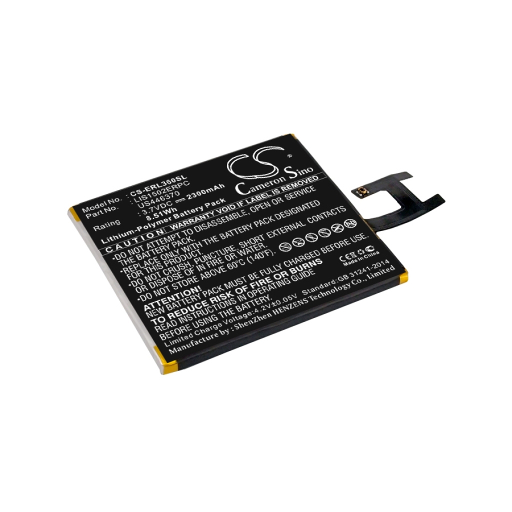 Compatible battery replacement for Sony Ericsson  US446370, LIS1502ERPC, 1264-7064