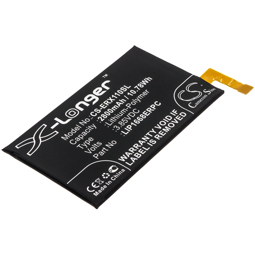 Compatible battery replacement for Sony  LIP1668ERPC