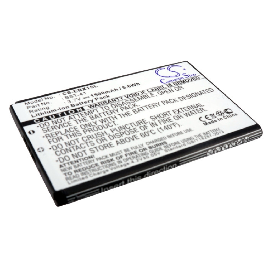 Compatible battery replacement for Sony Ericsson  SO04, BST-41