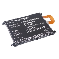 Compatible battery replacement for Sony Ericsson 1588-4170,AGPB011-A001,LIS1525ERPC