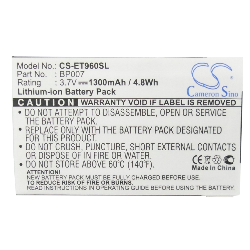 Mobile Phone Battery Lenovo CS-ET960SL