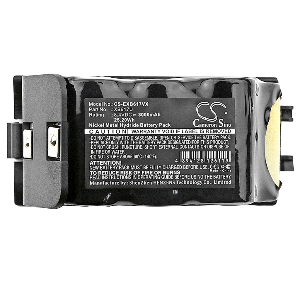 Compatible battery replacement for Euro Pro XB617U