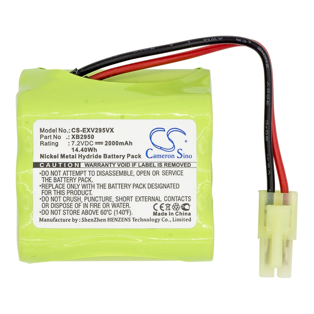 Compatible battery replacement for Euro Pro XB2950