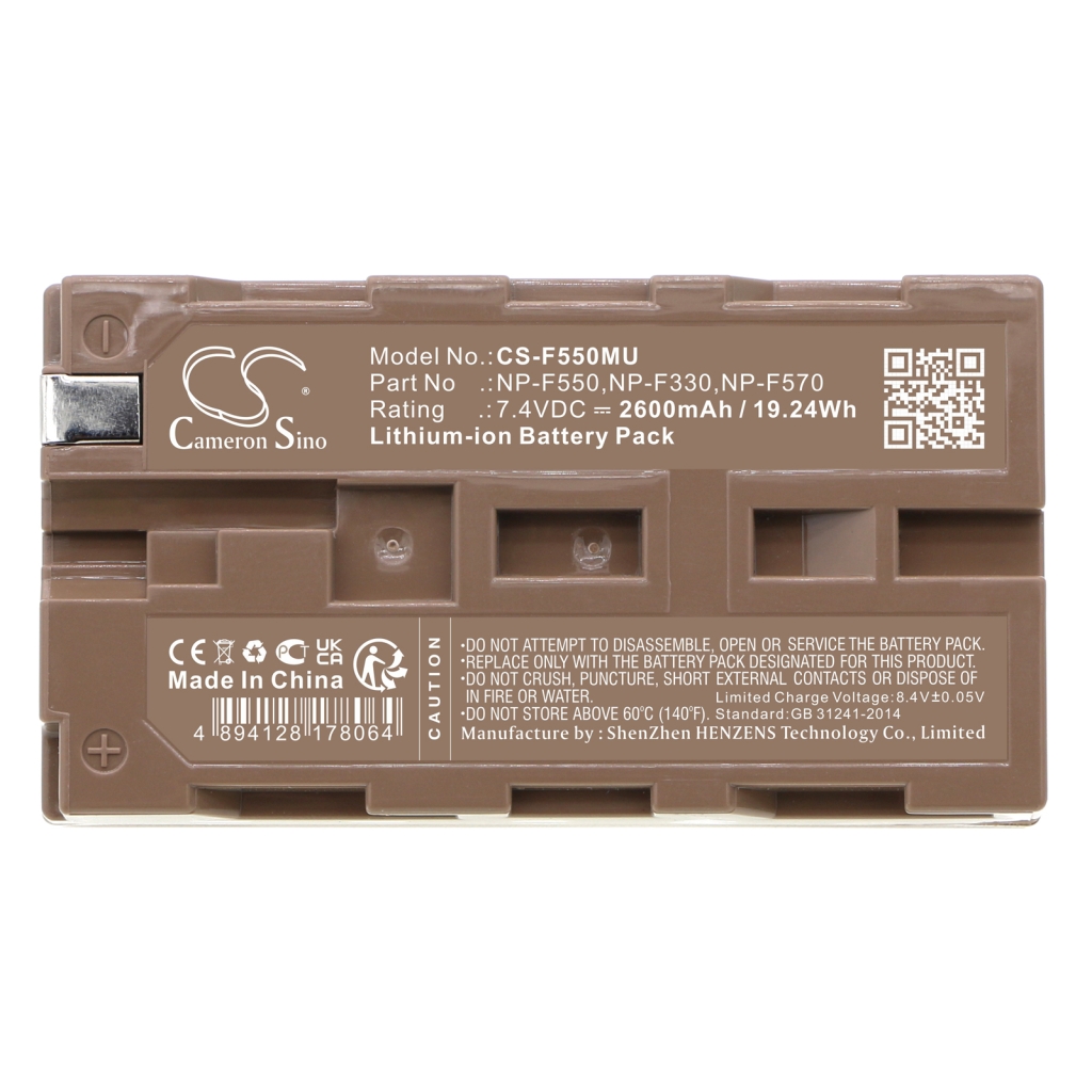 Compatible battery replacement for HITACHI  NP-F530, NP-F330, NP-F570, NP-F550