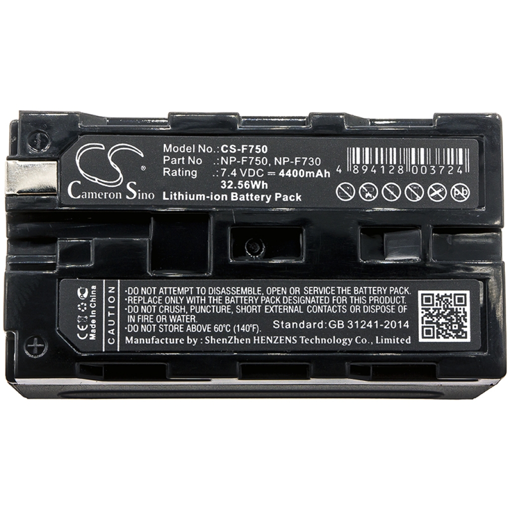 Compatible battery replacement for Sony  NP-F730, NP-F774, NP-F770, NP-F750