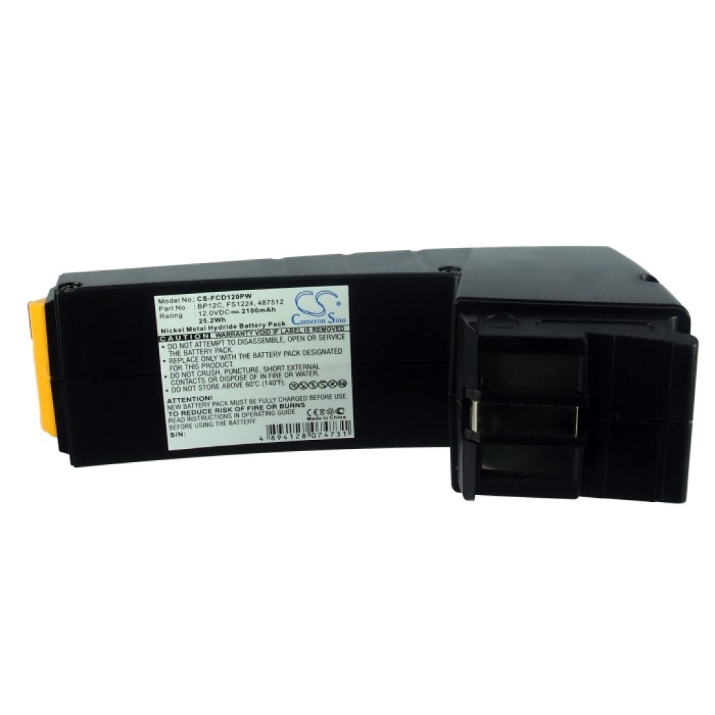 Compatible battery replacement for Festool  489823, 490889, 488438, 489974, FS1224...