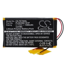 Compatible battery replacement for Fiio PL503560 1S1P