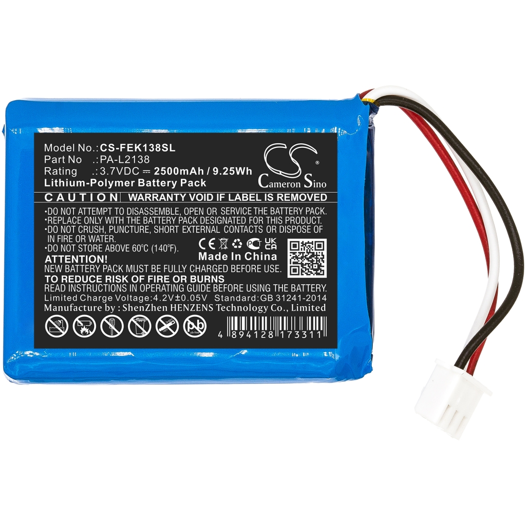 Custom Battery Packs Fey elektronik CS-FEK138SL