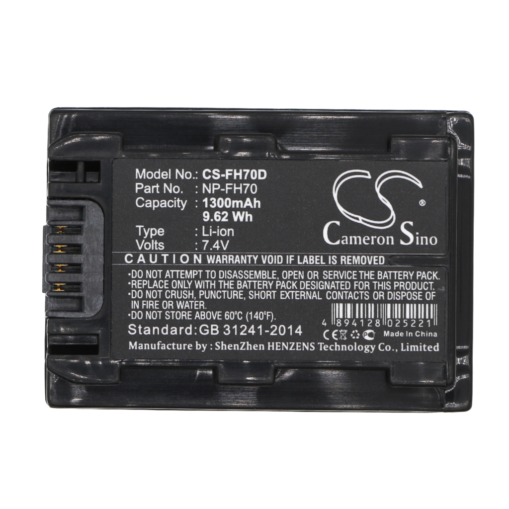 Camera Battery Sony DCR-DVD306E